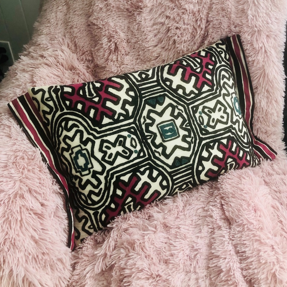 Embroidered Accent Pillow